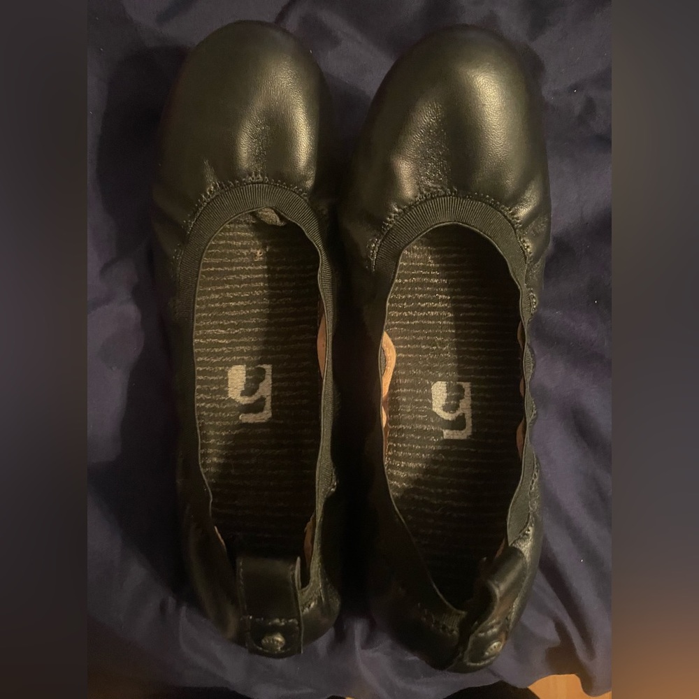 Black G.H. Bass Ballerina Shoes Size 8.5.